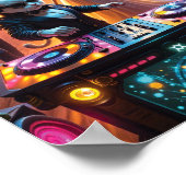 DJ Cat at a Glamorous Feline社交ダンスパーティー ポスター (角)