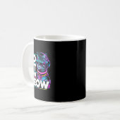Dj Cat So Lit Right Meow EdmテクノRaveパーティーFes コーヒーマグカップ (正面左)
