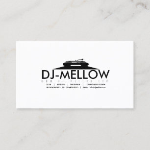 DJ CDターンテーブル名刺 名刺