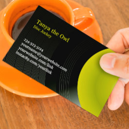 DJ CDバックグラウンド名刺 名刺