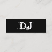 DJ CD スキニー名刺 (裏面)