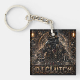 DJ CLUTCH 両面デザイン キーホルダー