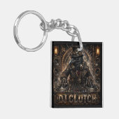 DJ CLUTCH DOUBLE SIDED キーホルダー (正面左)