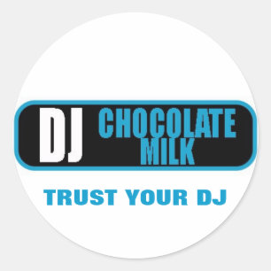 DJ CMのステッカー ラウンドシール