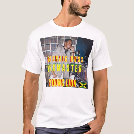 DJ CRAIG ROSSメンズベーシックTシャツ Tシャツ (正面)