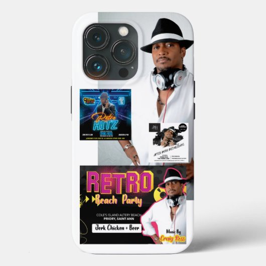DJ CRAIG ROSS Apple iPhone 13 Pro タフ Case-Mate iPhoneケース (裏面)