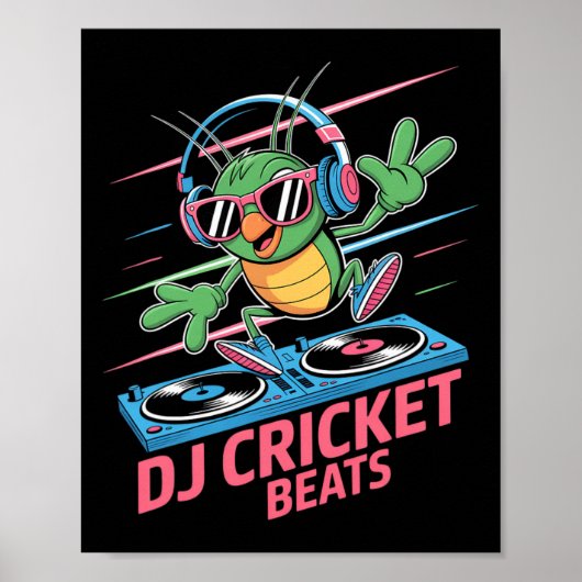Dj Cricket Beats Groovy Music Fun  ポスター (正面)