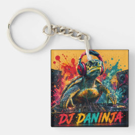 DJ DANINJA 両面デザイン キーホルダー