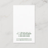 DJ Deeジェイのターンテーブル 名刺 (裏面)