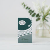 DJ Deeジェイのターンテーブル 名刺 (スタンド正面)