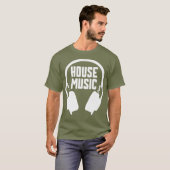 Dj Deejay Disk Jockey House Music Djing Premium Tシャツ (正面フル)