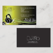 DJ - deejay music coordinator 名刺 (正面/裏面)