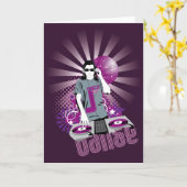 Dj disco – グリーティングカード (黄色い花)