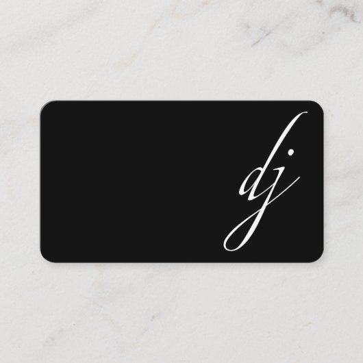 DJ:Disk Jockey、Turntablist 名刺 (正面)