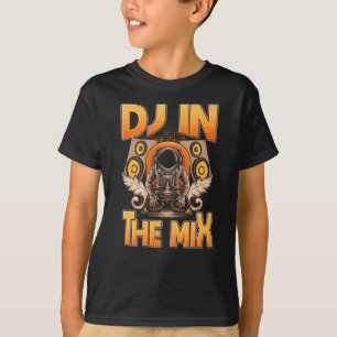 DJ Disk Jokeyターンテーブルパーティー音楽 Tシャツ