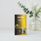 DJ - DJ音楽調整者 名刺 (スタンド正面)
