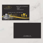 DJ - DJ音楽調整者 名刺 (正面/裏面)