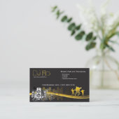 DJ - DJ音楽調整者 名刺 (スタンド正面)