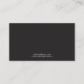 DJ - DJ音楽調整者 名刺 (裏面)