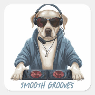 DJ Doggo スクエアシール