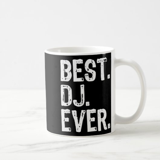 Dj Ever Funny Gift Christmas コーヒーマグカップ (右)