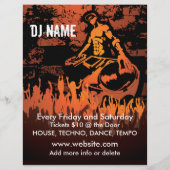 DJ Fiery Concert Music Flyer チラシ (正面)