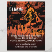 DJ Fiery Concert Music Flyer チラシ (裏面)