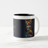 DJ Foxxy ツートーンマグカップ (正面右)