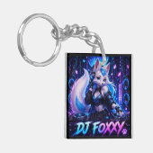 DJ FOXXY 両面タイプ キーホルダー (正面左)
