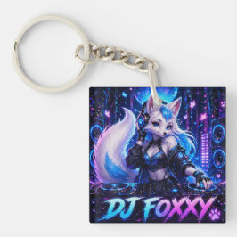 DJ FOXXY 両面タイプ キーホルダー