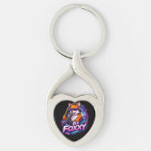DJ FOXXY 2 キーホルダー (正面)