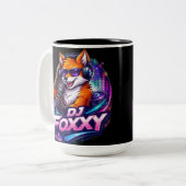 DJ FOXXY 2 タンブラー コーヒーマグ ツートーンマグカップ (正面左)