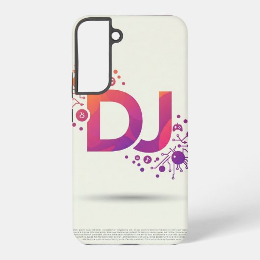 DJ Fusionロゴ銀河系S22 Plus Case Samsung Galaxyケース (裏面)