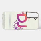 DJ Fusionロゴ銀河系S22 Plus Case Samsung Galaxyケース (裏面横)