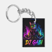 DJ GABI 両面タイプ キーホルダー (正面左)