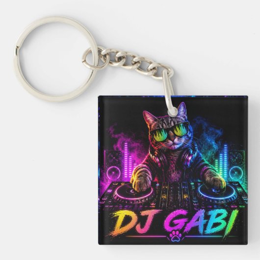 DJ GABI 両面タイプ キーホルダー (正面)