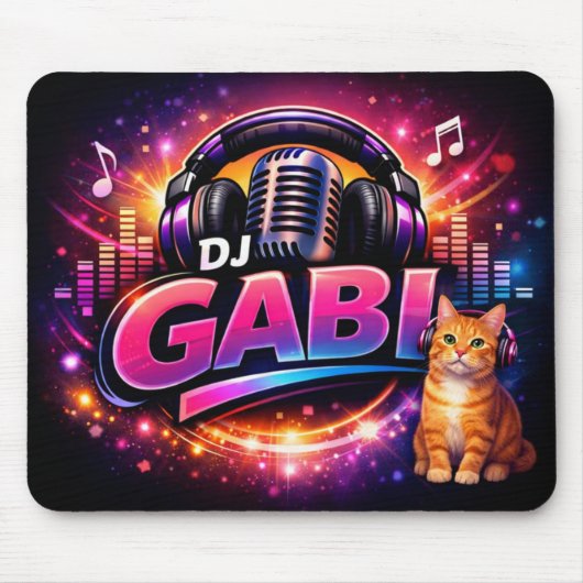DJ GABI 2 マウスパッド (正面)