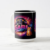 DJ GABI 2 Two-Tone COFFEE MUG ツートーンマグカップ (正面左)