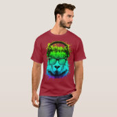 DJ Gift for Ravers EDMテクノハウスミュージックラマ Tシャツ (正面フル)