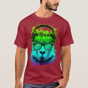DJ Gift for Ravers EDMテクノハウスミュージックラマ Tシャツ