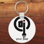 DJ gifts キーホルダー (正面)