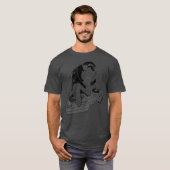 DJ GORILLA - monkey - ape - decks – 音楽 – Tシャツ (正面フル)