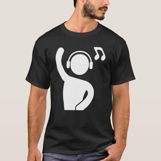 DJ Graphic Dj Music Player Producer Deejay Tシャツ (正面)