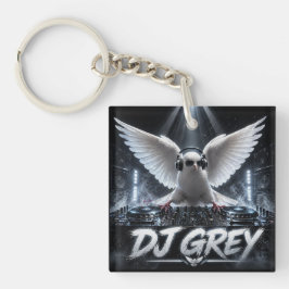 DJ GREY 両面デザイン キーホルダー