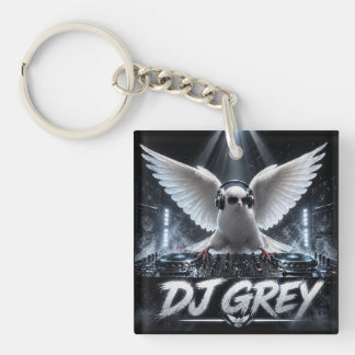 DJ GREY 両面デザイン キーホルダー