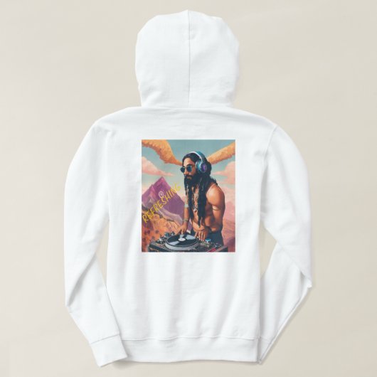 DJ Groove Vibes Tシャツ (デザイン裏面)