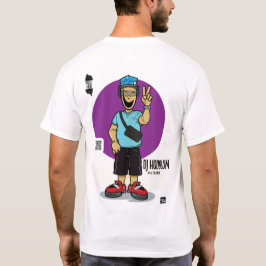 DJ HOODLUM a.k.a. The Robot DJ グラフィックTシャツ Tシャツ