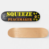 DJ ICON  SQUEEZE PEACKEMAKER8 1/4" スケートボードデッキ (横)