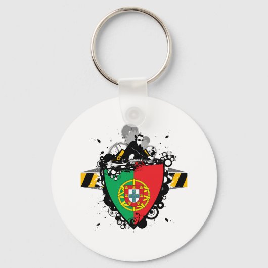 DJ inポルトガル キーホルダー (正面)