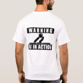 DJ IN ACTION Tシャツ (裏面)